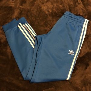 Adidas SST pants bluebird blue size small